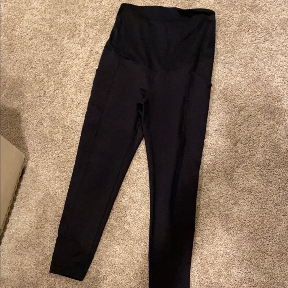 Zella maternity leggings black fits small medium